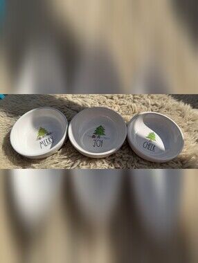 Rae Dunn Christmas Tasting Bowls